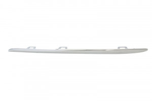 Element grila fata Fisie grila fata superior Stanga potrivit MERCEDES C (A205), C (C205), C T-MODEL (S205), C (W205) dupa 2013 - (plastic, crom)