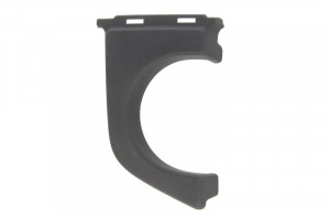 Element Ornament bandou bara spate MOD. 4X4, cu orificiu evacuare, negru potrivit FIAT PANDA, PANDA/HATCHBACK dupa 2003 2004-2011