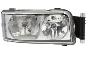 Far dreapta (2*H7/H21W/W5W, electric, cu lumina de zi, culoare insert: crom platinat) potrivit MAN LION´S CITY, TGM I, TGS I 02.09- - Img 1