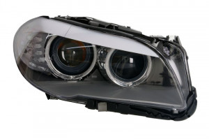 Far Dreapta (D1S/LED, electric, cu motor) potrivit BMW 5 (F10), 5 (F11) 2009-2013