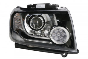 Far Dreapta (D3S/LED, electric, cu motor, cu lumina de pozitie LED) potrivit LAND ROVER FREELANDER 2 2010-2014