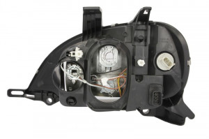 Far Dreapta (H1/H3/H7, electric, cu motor, culoare insertie: cromat) potrivit MERCEDES M (W163) - Img 2