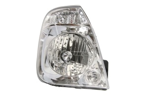 Far Dreapta (H4, electric, fara motoras, culoare insert: argintiu) potrivit KIA 2400, 2500, 2700, 3000, 3600, 4000 II 1998-2000