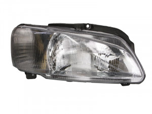 Far Dreapta (H4, electric, mecanic, fara motoras, culoare insertie: cromat) potrivit PEUGEOT 106 II - Img 1