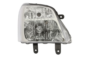 Far Dreapta (H4, manual, fara motoras, culoare insert: argintiu, culoare semnalizator: transparent) potrivit ISUZU D-MAX I