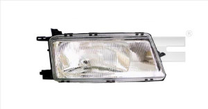 Far Dreapta (H4, mecanic, culoare insertie: cromat) potrivit FORD FIESTA II, FIESTA/HATCHBACK - Img 3