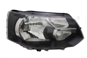 Far Dreapta (H4/P21W, electric, cu motor, culoare insertie: negru) potrivit VW MULTIVAN T5, TRANSPORTER T5 - Img 3