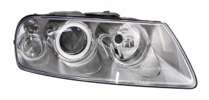 Far Dreapta (H7/H9/PY21W/W5W, electric, cu motor, culoare insertie: cromat) potrivit VW TOUAREG