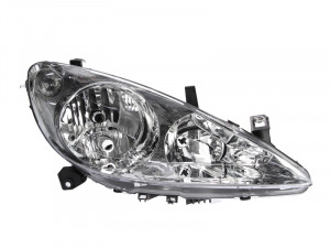 Far Dreapta (halogen, H1/H7/W5W, electric, cu motor, culoare semnalizator: transparent) potrivit PEUGEOT 307, 307/KOMBI -06.05 - Img 1