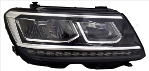Far dreapta (LED, LED, electric, cu motor) potrivit VW TIGUAN II 2016-2019