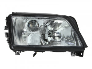 Far dreapta potrivit AUDI A6 1994-1997 - (H1, reglaj electric, manual, fundal cromat)