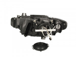Far dreapta potrivit BMW Seria 3 (F30, F80), Seria 3 (F31) 2011-2019 - (D1S, reglaj electric, fundal gri, Semnalizator transparent) - Img 2