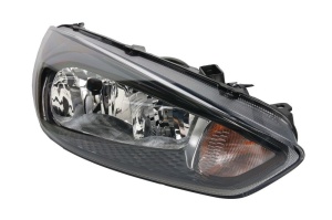 Far dreapta potrivit Ford FOCUS III 2010-2020 - H1/H7, electric, cu motor, culoare insert: negru, H7/H1