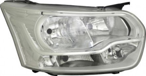 Far dreapta potrivit FORD TRANSIT dupa 2013 - (H1/H15/H7, reglaj electric, cu motoras,cu iluminare in viraje)