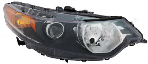 Far dreapta potrivit HONDA ACCORD 2007-2011 - (H1/HB3, electric, cu motoras, fundal negru, fundal portocaliu)
