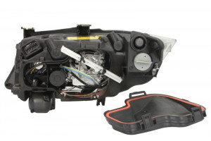 Far Dreapta (xenon, D1S/H7, electric, cu motor) potrivit BMW 3 (E90), 3 (E91) 2004-2009 - Img 2