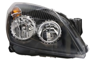 Far fata Dreapta (H1/H7, electric, cu motor, culoare insert: negru) potrivit OPEL ASTRA H, ASTRA H GTC, ASTRA H/KOMBI 2004-2007