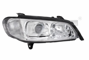 Far fata Dreapta (H1/H7, electric, fara motoras, culoare insert: cromat) potrivit OPEL OMEGA B