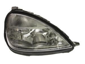 Far fata Dreapta (H1/H7/PY21W/W5W, electric, fara motoras, bec, culoare insert: cromat, culoare semnalizator: alb) potrivit MERCEDES A (W168) 01.97-12.01 - Img 1