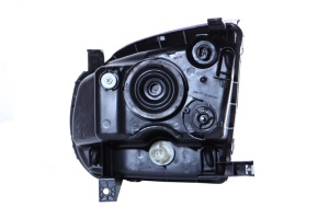 Far fata Dreapta (H4, electric, fara motoras, culoare insert: argintiu, culoare semnalizator: transparent) potrivit SUZUKI IGNIS I, IGNIS II - Img 2
