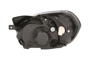 Far fata Dreapta (H4, electric, fara motoras, culoare insert: cromat, culoare semnalizator: galben) potrivit HYUNDAI ACCENT III - Img 2