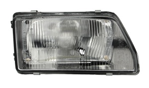 Far fata Dreapta (H4, electric, fara motoras, culoare insert: negru) potrivit FIAT CINQUECENTO