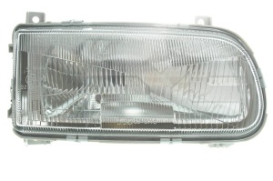 Far fata Dreapta (H4, electric, fara motoras, culoare insertie: argintiu) potrivit SKODA FELICIA CUBE, FELICIA I; VW CADDY II