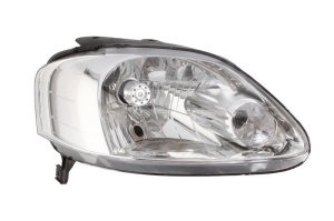 Far fata Dreapta (H4, electric, fara motoras, culoare semnalizator: transparent) potrivit VW FOX - Img 1