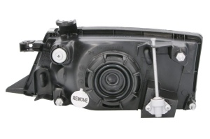 Far fata Dreapta (H4, mecanic, fara motoras, culoare insert: cromat) potrivit SUZUKI BALENO - Img 2