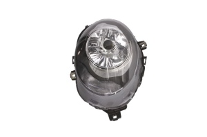 Far fata Dreapta (H4/PWY24W, electric, cu motor, culoare insert: cromat, culoare semnalizator: alb) potrivit MINI (F55), (F56) - Img 1