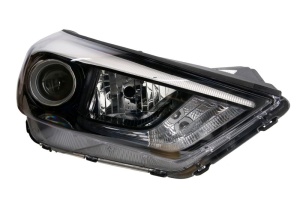 Far fata Dreapta (H7/H7/LED, electric, cu motor) potrivit HYUNDAI TUCSON, TUCSON/SUV