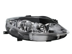 Far fata Dreapta (halogen, H7, electric, cu motor, culoare insert: cromat) potrivit SEAT IBIZA IV, IBIZA IV SC, IBIZA IV ST - Img 1