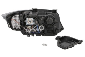Far fata Stanga (bi-xenon, D1S/H8/LED, electric, cu motor, culoare insert: negru) potrivit BMW 3 (E90), 3 (E91) - Img 2