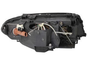 Far fata Stanga (D2S/H7, electric, cu motor, culoare insert: negru) potrivit BMW 3 (E46) - Img 2