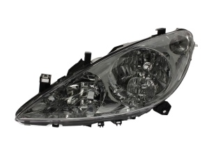 Far fata Stanga (H1/H7, electric, cu motor, culoare insert: negru) potrivit PEUGEOT 307, 307/KOMBI - Img 1