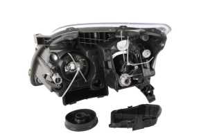 Far fata Stanga (H4, electric, fara motoras, culoare insert: cromat) potrivit TOYOTA RAV 4 II - Img 2