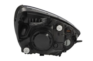 Far fata Stanga (H4/PY21W/W5W, electric, fara motoras, culoare insert: negru, culoare semnalizator: transparent) potrivit KIA PICANTO II - Img 2