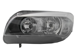 Far fata Stanga (H7, electric, fara motoras, culoare insert: negru) potrivit BMW X1 (E84) - Img 1
