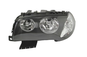 Far fata Stanga (H7/H7, electric, cu motor, culoare insert: negru, culoare semnalizator: alb) potrivit BMW X3 (E83) 01.04-08.06 - Img 1