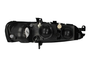 Far fata Stanga (H7/H7, electric, fara motoras, culoare insert: negru, culoare semnalizator: alb) potrivit OPEL VECTRA B - Img 2