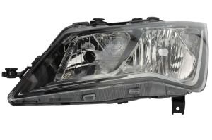 Far fata Stanga (H7/P21W/PY21W, electric, cu motor, culoare insert: negru) potrivit SEAT LEON, LEON SC, LEON ST, LEON ST/KOMBI - Img 1
