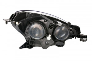 Far Stanga (H1/H7, electric, cu motor, culoare insertie: negru) potrivit CITROEN C3 I, C3 II, DS3 - Img 2