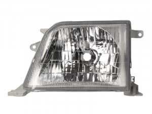Far Stanga (H4/W5W, manual, fara motoras, KOITO, culoare insertie: cromat) potrivit TOYOTA LAND CRUISER 90
