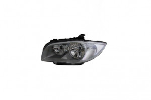Far Stanga (H7, electric, fara motoras, culoare insertie: negru) potrivit BMW 1 (E81), 1 (E82), 1 (E87), 1 (E88) 2003-2007