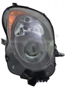 Far Stanga (H7/H7, electric, cu motor, culoare insertie: negru) potrivit ALFA ROMEO MITO - Img 3