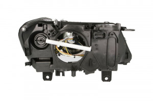 Far Stanga (H7/H7, electric, cu motor, culoare semnalizator: transparent) potrivit BMW X3 (F25) - Img 2