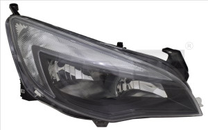 Far Stanga (H7/H7/W21, electric, cu motor, culoare insertie: negru) potrivit OPEL ASTRA J, ASTRA J GTC