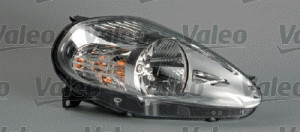 Far Stanga (halogen, H4/W5W, electric, cu motor, culoare insertie: cromat, culoare semnalizator: transparent) potrivit ABARTH GRANDE PUNTO; FIAT GRANDE PUNTO -01.08 - Img 3