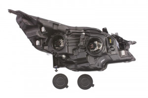Far Stanga (halogen, H7/W5W, electric, cu motor, culoare insertie: cromat) potrivit PEUGEOT 508 I -10.15 - Img 2