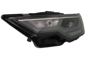 Far stanga potrivit Audi A6 C8 dupa 2018 - LED, electric, cu motor, fara controler LED, nici un controler
